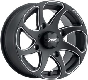 02300959 Velg ITP Twister 14x7 137 5+2 LINKS zwart